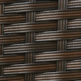 Sconto Záhradná pohovka NEAPEL hnedá/béžová