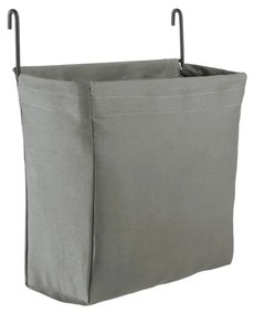 Sivý látkový komponent - úložný box 24x9 cm Mural – Metaltex