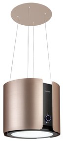 Skyfall Smart, digestor, 45 cm, ostrovčekový, 402 m³/h, LED, nehrdzavejúca oceľ, zlatý