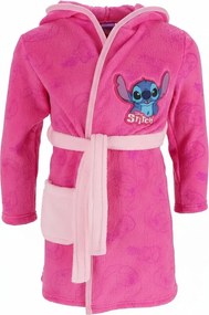 Dievčenský coral fleece župan s kapucňou Lilo &amp; Stitch - Angel, 98 / 104