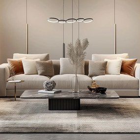 Závesné LED svietidlo Olympia, 5x LED 50w, 4000k, b