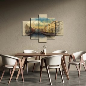 Obraz - Moyka rieka, Petrohrad, Rusko (150x105 cm)