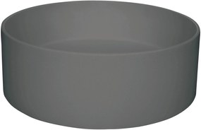Deante Silia, granitové umývadlo na dosku 36x36x12,5 cm, antracitová metalíza, DEA-CQS_TU4S