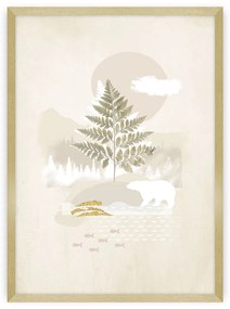 Plagát Beige Abstarct II