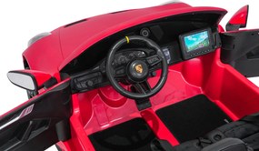 Ramiz Detské pretekárske auto Porsche 911 GT3 MP4 červené