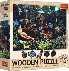 Puzzle 200 Drevené - Sen - Henri Rousseau