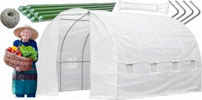 TRENDIE Fóliovník 2,5x5m biely PREMIUM