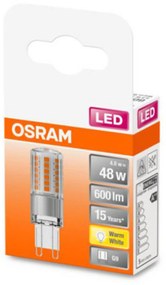 OSRAM kolíková LED G9 4,8W 2.700K číra
