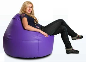 INTERMEDIC SK - Sedací vak Viper 95x110 cm | multifunkčný komfortný vak na sedenie aj ležanie Farba: NC12 - Červená (Polyester)