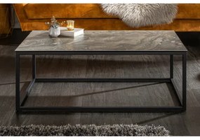 Konferenčný stôl 40672 100x60cm Marble Look Ceramik Taupe  - Komfort-nábytok