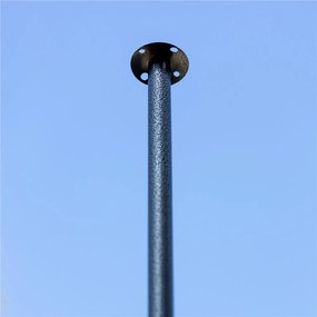 Nožnicový stan 3×3 m – záhradný pavilón pre veľtrhy, expresné akcie a catering, čierny Springos GP0004