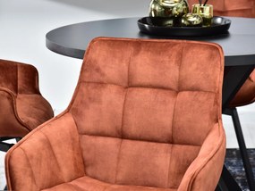 Stolička Aranbura (medená + čierna). Akcia -20%. Vlastná spoľahlivá doprava až k Vám domov. 1110907