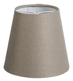 Líniový klip tienidlo taupe 12 cm okrúhle
