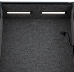 Sally 1150mm korpus Antracytowy - siedzisko Ciemnoszary