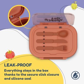 Klarstein Bunko plastový desiatový box s 3 priehradkami