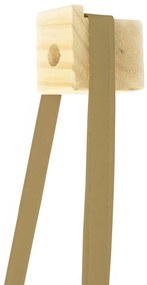 Hnedý kvetináč z jedľového dreva Surdic Colgante, 17 x 62 cm