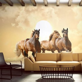 Artgeist Fototapeta - Running horses Veľkosť: 200x154, Verzia: Premium