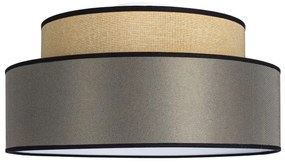 Stropné svietidlo GRACE 1xE27/60W/230V pr. 40 cm béžová/hnedá