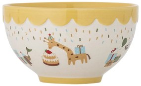 Žltá/krémová detská miska z kameniny ø 13,5 cm Celebrate – Bloomingville Mini