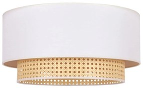 Duolla - Stropné svietidlo BOHO 1xE27/15W/230V pr. 45 cm krémová/ratan