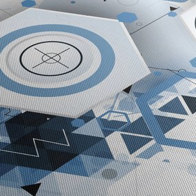 Obraz - Geometrická abstrakcia (70x50 cm)