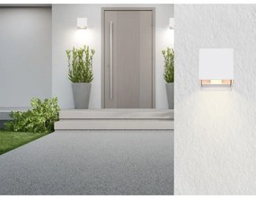 Globo 34168WS - LED Vonkajšie nástenné svietidlo VERONIKA 2xLED/3W/230V IP44 biela