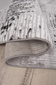 Koberec HOME 384 GREY / BLACK