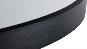 Nástenné zrkadlo Elsie M 323823 - 45x45 cm - Čierna