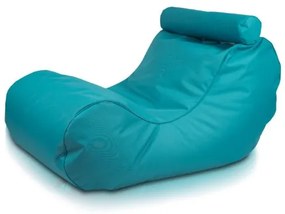 Sedací vak Ležadlo XL polyester TiaHome - tyrkysová