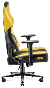 Detské látkové herné kreslo Diablo X-Player 2.0 Kids Size: dark sunflower / žltá Diablochairs
