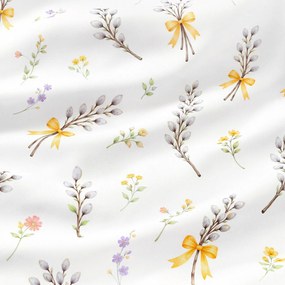 Goldea jarný dekoračný záves - bahniatka 200x150 cm