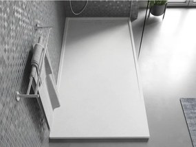 Mexen Amon, SMC obdĺžniková sprchová vanička 160 x 80 cm, biela, 4F108016