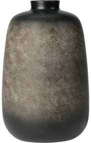 Kameninová váza Posy tmavohnedá, 12,8 x 20,5 cm