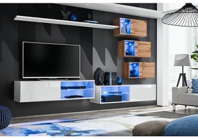 Obývacia Stena Switch Xxiv Biely/Wotan