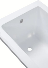 Erga Pureline-S, vaňa 1700x700x400 mm bez nožičiek, biela lesklá, ERG-V07-PURELINE-S-170x070-WH