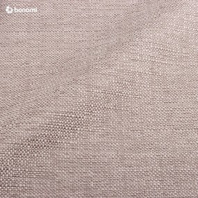 Béžová čalúnená dvojlôžková posteľ s matracom Meise Möbel Massello, 160 x 200 cm