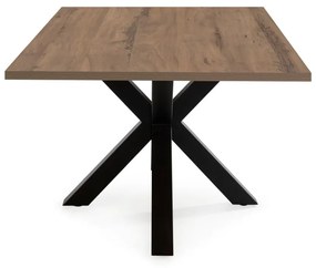 Jedálenský stôl s doskou v dekore orechového dreva 100x180 cm Comba - Marckeric