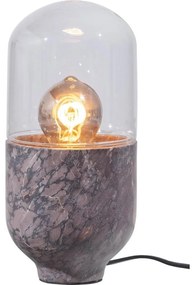 Stolná lampa ASEL 1xE27/25W/230V mramor šedá/hnedá