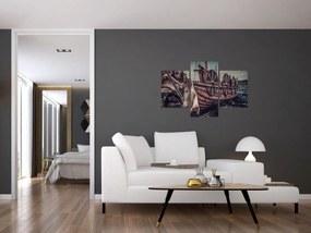 Obraz - Vikingský bojovník (90x60 cm)