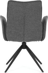 Jedálenská stolička sivá DCH-D1328 GREY2