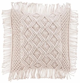 Butlers MACRAMÉ Polštář cik cak 45 x 45 cm