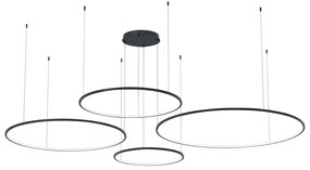 EUlight Závesné LED svietidlo Saturno, 4x LED 120w, 4000k, b