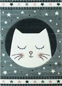 BE Koberec Smart Kids 22412 GREY – sivý obdĺžnikový Rozmer: 160x230 cm