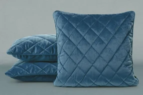 DEKORAČNÝ VANKÚŠ VELVET28 50X50 CM MODRÁ