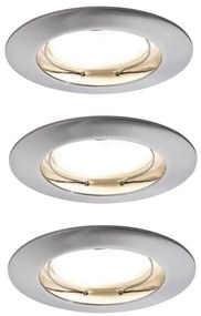 Paulmann 92827 - SADA 3xLED/7W stmievateľné podhľadové svietidlo COIN 230V