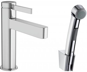 Hansgrohe Finoris - Páková umývadlová batéria 110 s ručnou sprchou Bidette a sprchovou hadicou 160 cm, chróm 76210000