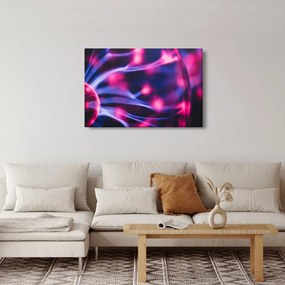 Abstraktný fialový obraz (90x60 cm)