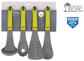 4 dielná sada kuchynského náčinia Kitchen Tropic