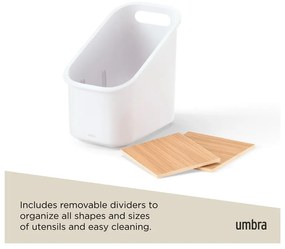 Stojan na kuchynské náčinie z recyklovaného plastu Bellwood – Umbra