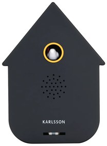 Nástenné kukučkové hodiny Modern Cuckoo Karlsson KA6095BK, 12cm